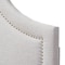 Baxton Studio Rita Modern Grayish Beige Upholstered King Size Headboard 124-6875 - alternate 2